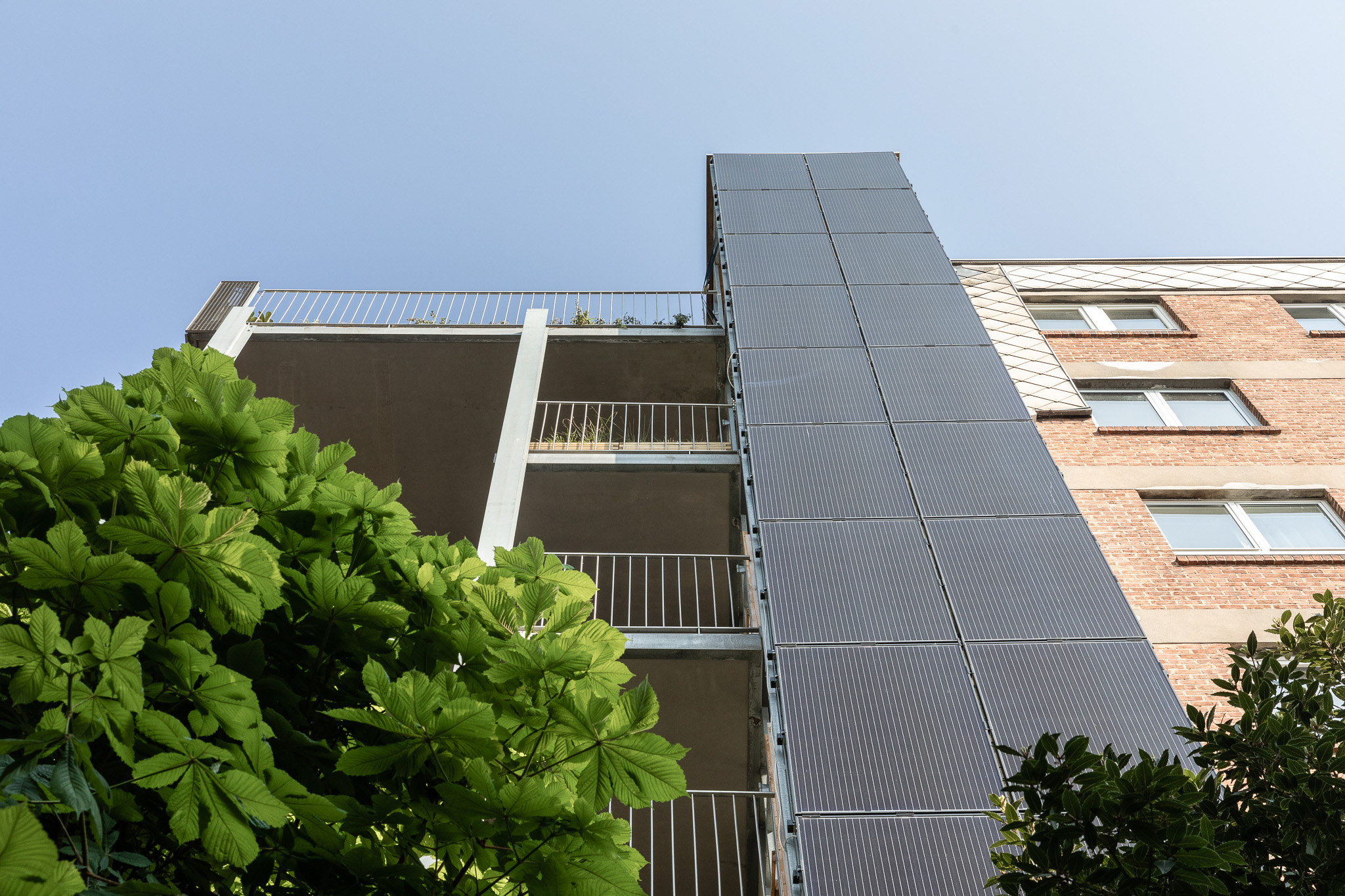 La verticalité de ce chantier à Liège faisait partie du défi